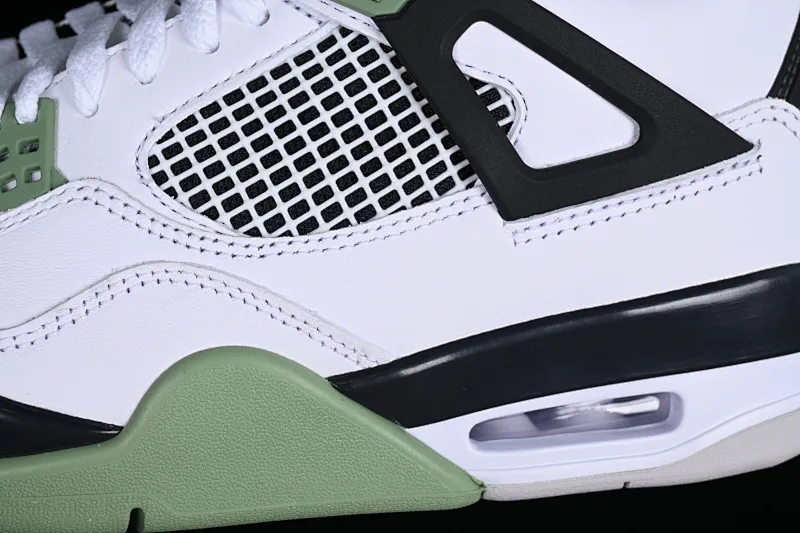 All categories Air Jordan Jordan series basketball shoes Air Jordan 4 foreign trade version Air Jordan 4 Retro "Seafoam" AJ4 Joe 4 white and green AQ9129-103